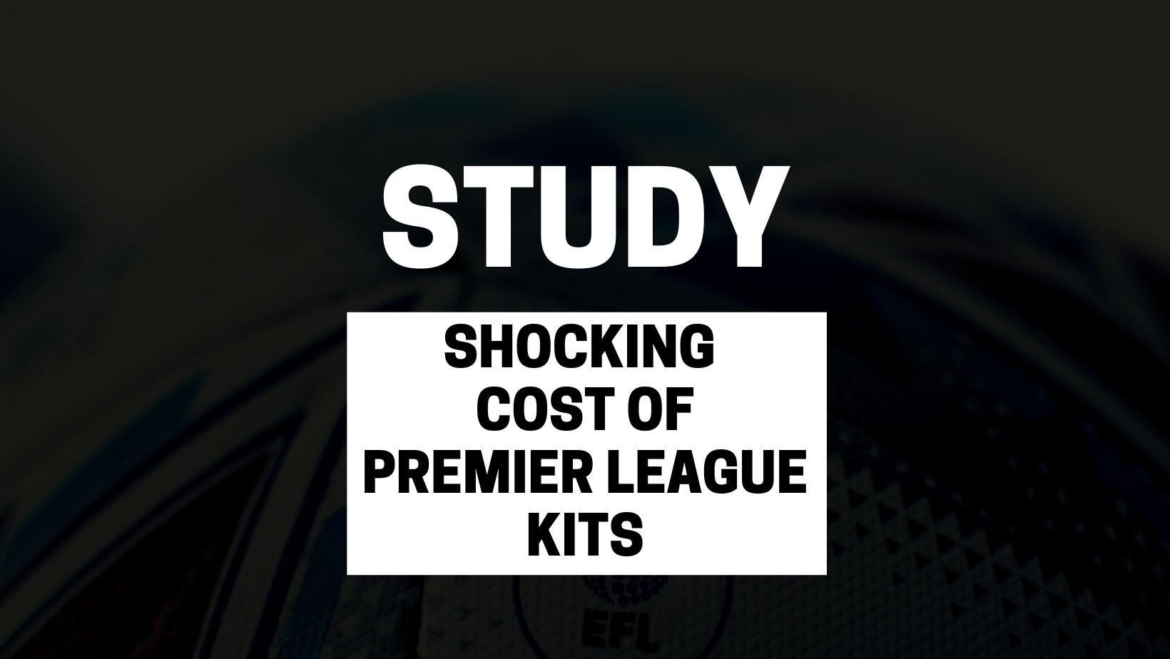 cost of premier league kit